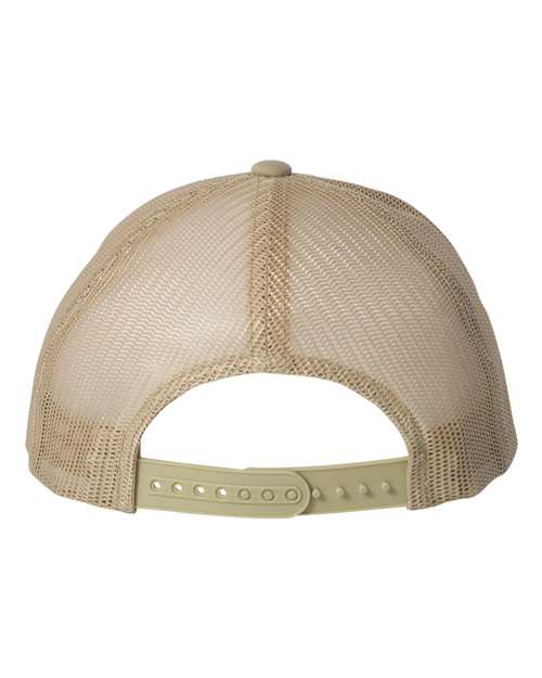 Retro Trucker Cap - Khaki Back