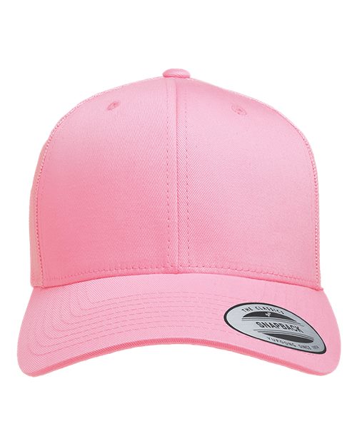 Retro Trucker Cap - Pink Front