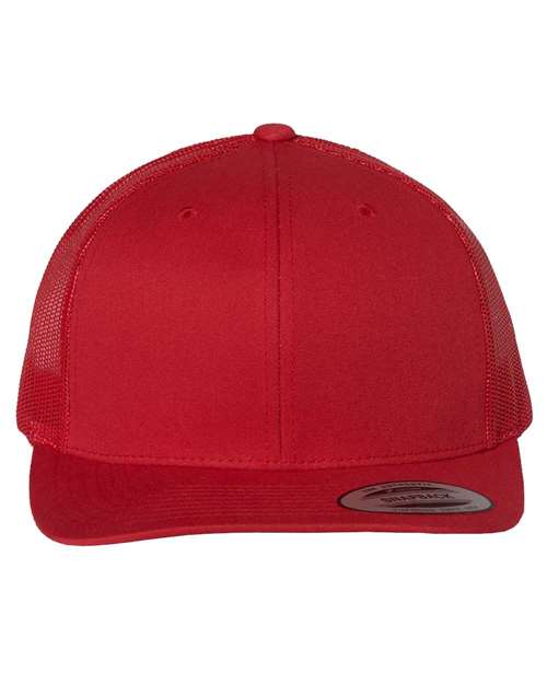 Retro Trucker Cap - Red Front