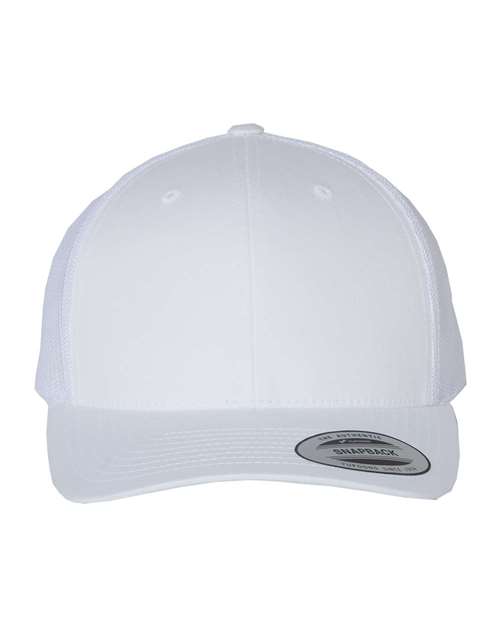Retro Trucker Cap - White Front