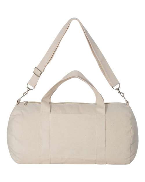 Canvas Duffel Bag - Natural Front