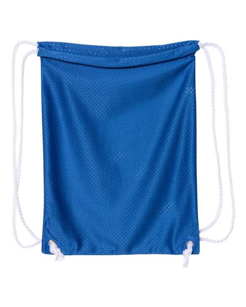 Mesh Drawstring Backpack - Royal Back