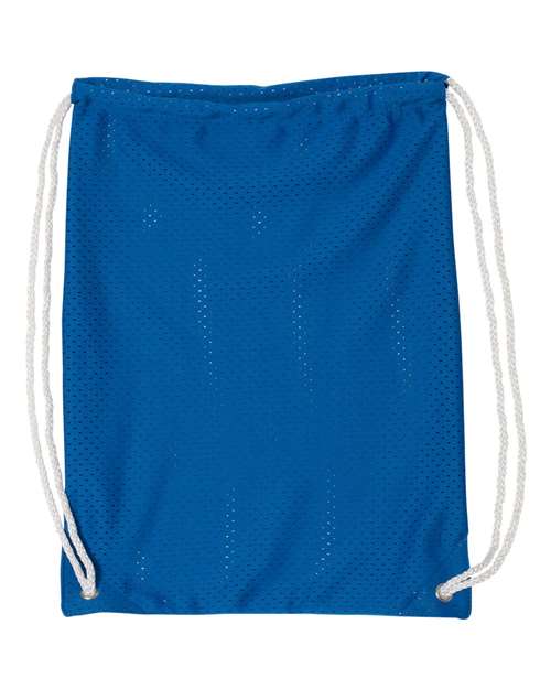 Mesh Drawstring Backpack - Royal Front