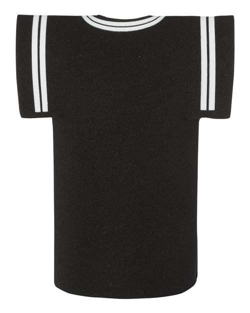 Collapsible Jersey Foam Can & Bottle Holder - Black Back