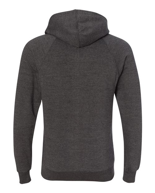 Unisex Special Blend Raglan Full-Zip Hooded Sweatshirt - Carbon Back