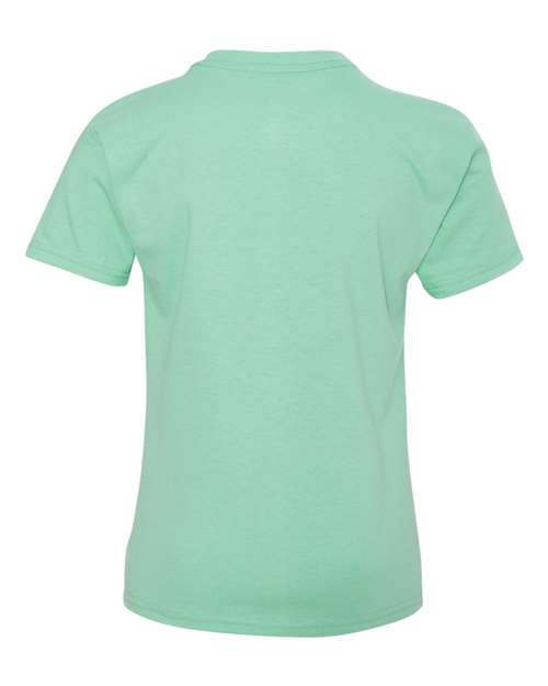 Youth Authentic T-Shirt - Clean Mint Back