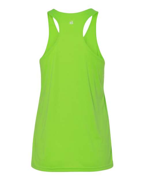 Women’s B-Core Racerback Tank Top - Lime Back