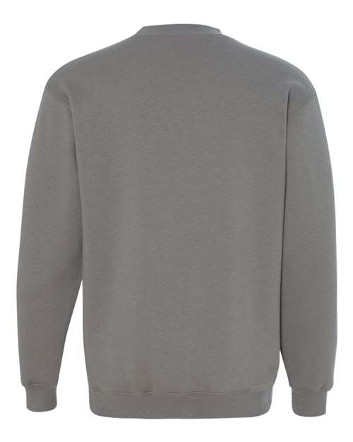 Unisex USA-Made Crewneck Sweatshirt - Charcoal Back