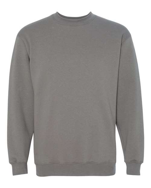 Unisex USA-Made Crewneck Sweatshirt - Charcoal Front