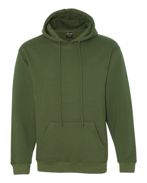 Unisex USA-Made Hooded Sweatshirt - Olive Front