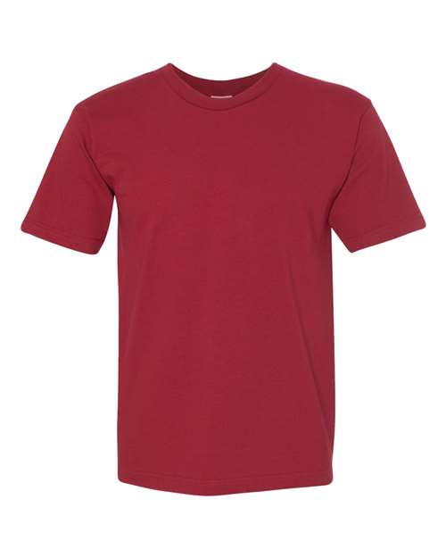 Unisex USA-Made Midweight T-Shirt - Cardinal Front