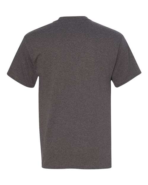 Men's Authentic Pocket T-Shirt - Charcoal Heather Back