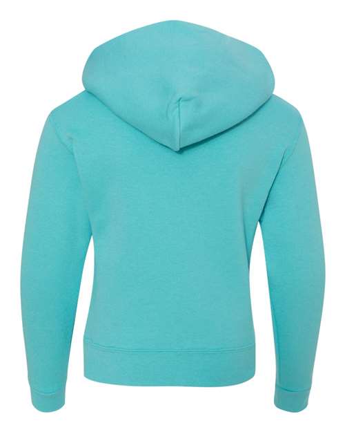 Youth NuBlend® Hooded Sweatshirt - Scuba Blue Back