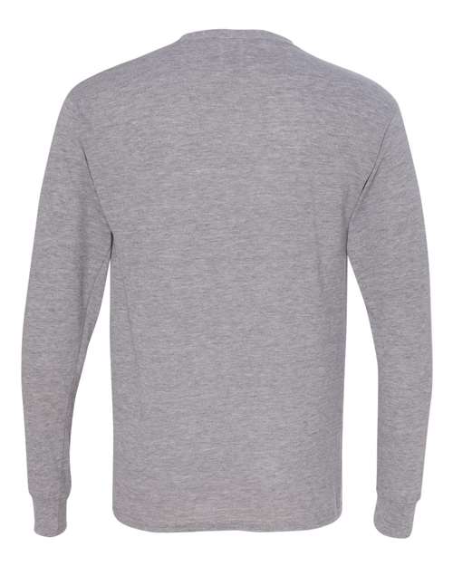 Unisex Dri-Power® Performance Long Sleeve T-Shirt - Athletic Heather Back