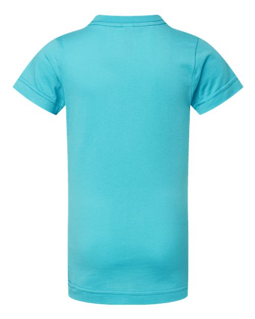 Girls' Fine Jersey Tee - Caribbean Back