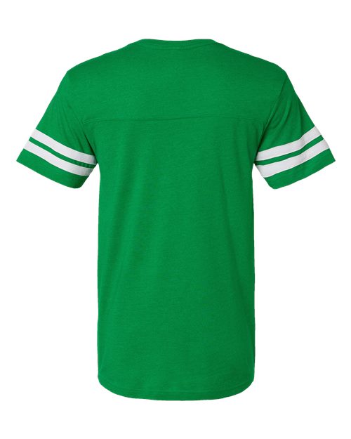 Men's Football Fine Jersey Tee - Vintage Green/ White Back