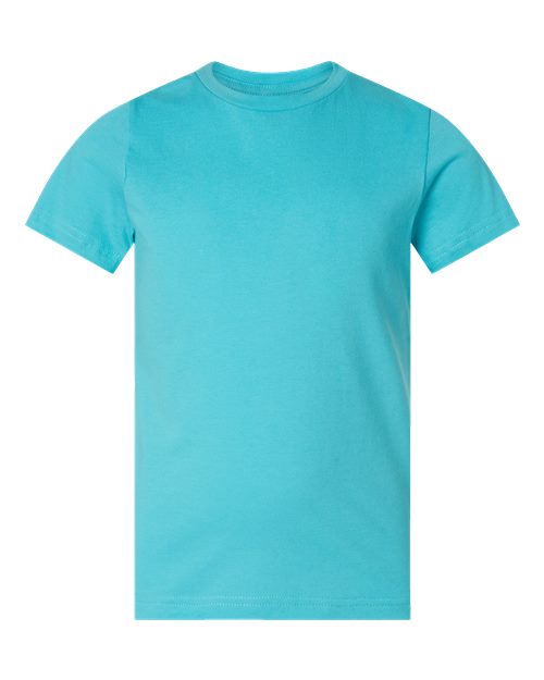 Youth Fine Jersey Tee - Caribbean Front