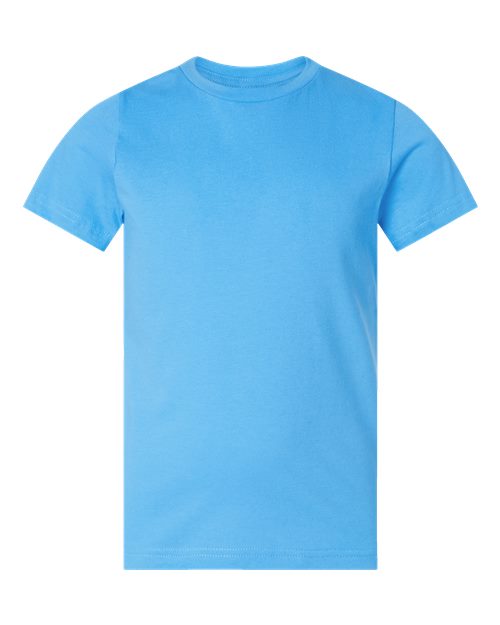 Youth Fine Jersey Tee - Aqua Front
