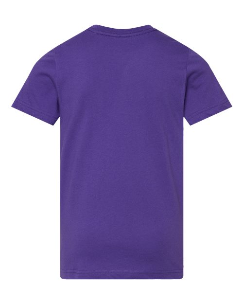 Youth Fine Jersey Tee - Purple Back