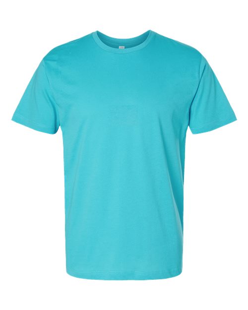 Unisex Fine Jersey Tee - Caribbean Front