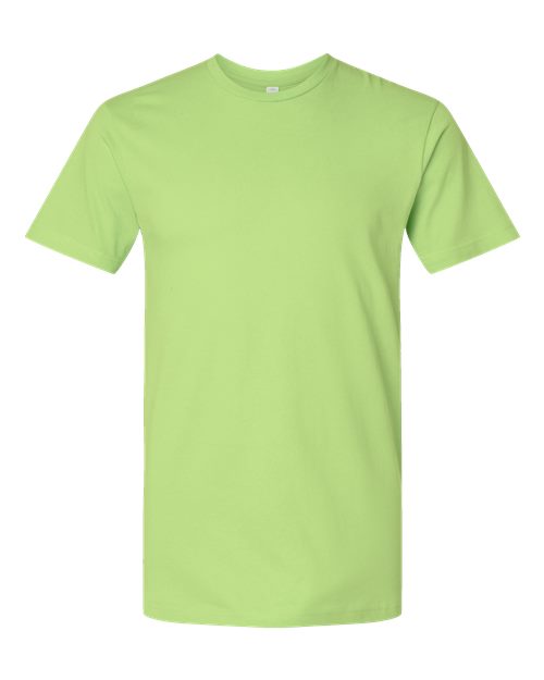 Unisex Fine Jersey Tee - Key Lime Front