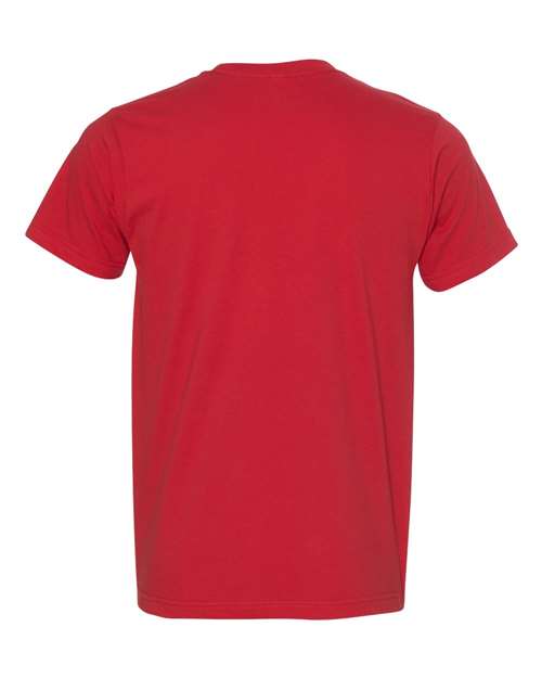 Unisex USA-Made Fine Jersey T-Shirt - Red Back