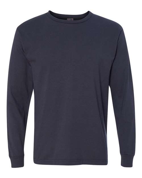 Unisex USA-Made Long Sleeve T-Shirt - Navy Front