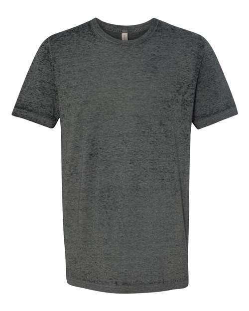 Unisex Texture Tee - Black Acid Wash Front