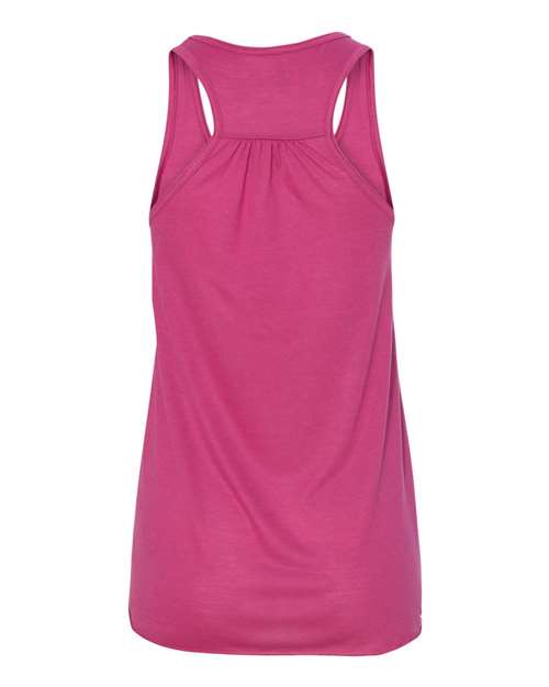 Women's Flowy Racerback Tank - Berry Back