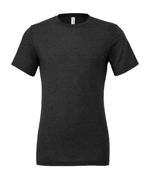 BELLA + CANVAS Triblend Tee - Solid Dark Grey Triblend Front