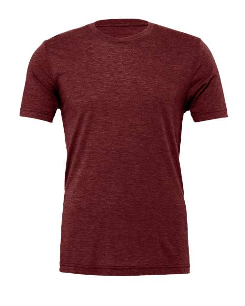 BELLA + CANVAS Triblend Tee - Cardinal Triblend Front