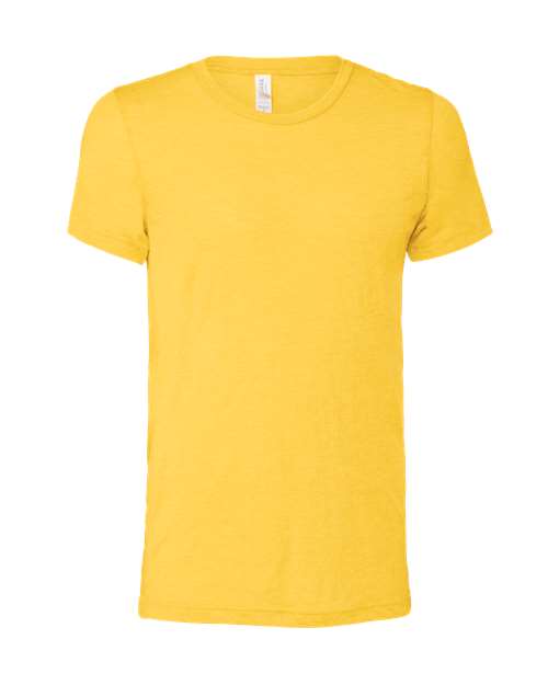 BELLA + CANVAS Triblend Tee - Yellow Gold Triblend Front