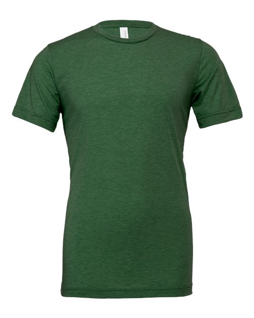 BELLA + CANVAS Triblend Tee - Grass Green Triblend Front