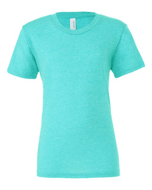 BELLA + CANVAS Triblend Tee - Sea Green Triblend Front