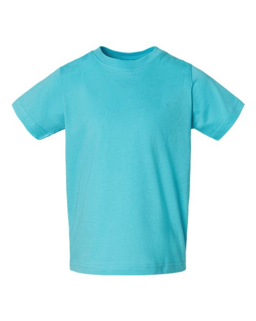 Toddler Fine Jersey Tee - Caribbean Front