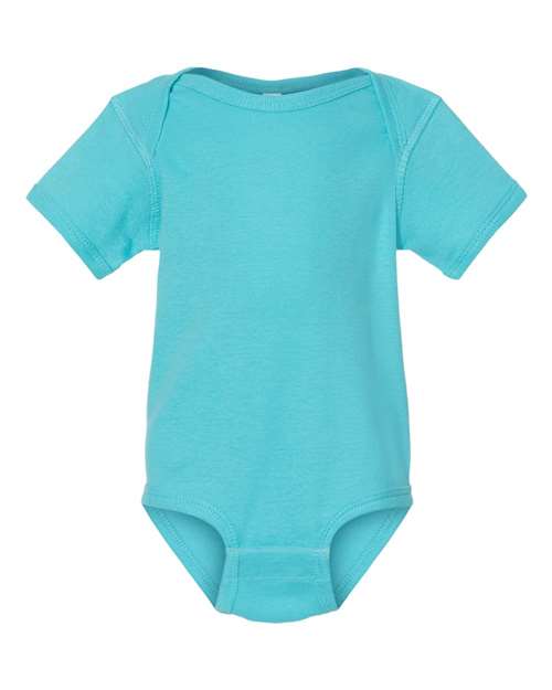 Infant Baby Rib Bodysuit - Caribbean Front
