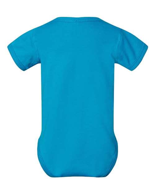 Infant Fine Jersey Bodysuit - Cobalt Back