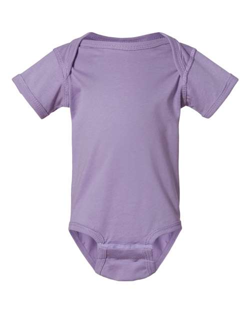 Infant Fine Jersey Bodysuit - Lavender Front