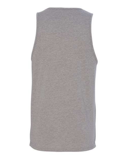 Unisex CVC Tank - Dark Heather Grey Back