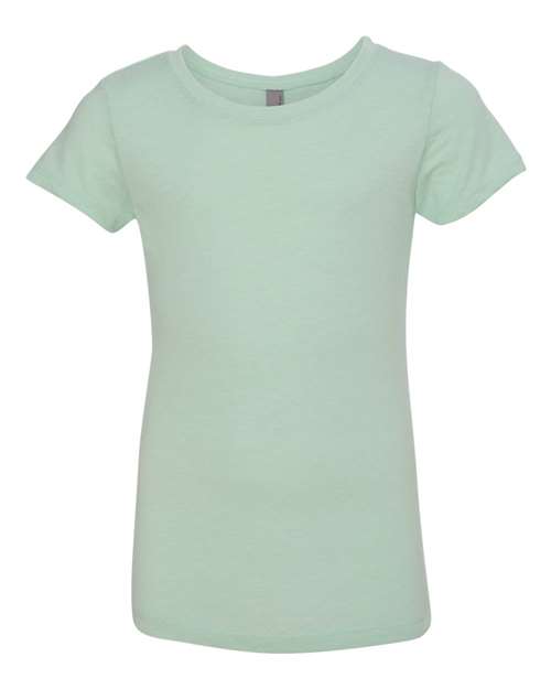 Girls’ CVC Princess T-Shirt - Mint Front