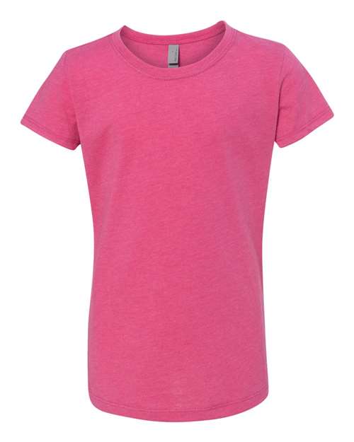 Girls’ CVC Princess T-Shirt - Raspberry Front