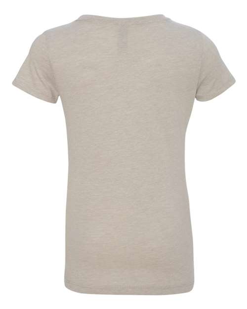Girls’ CVC Princess T-Shirt - Silk Back