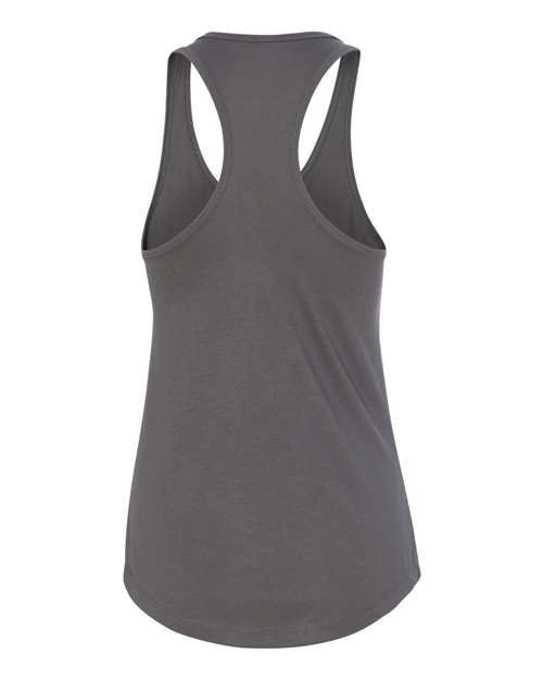 Women's Ideal Racerback Tank - Dark Grey Back