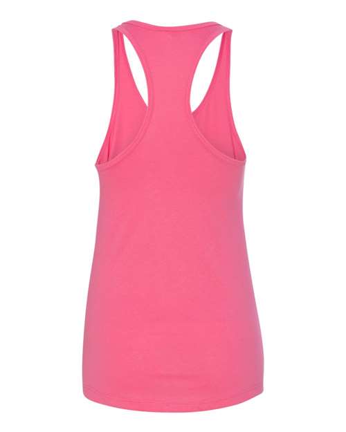 Women's Ideal Racerback Tank - Hot Pink Back