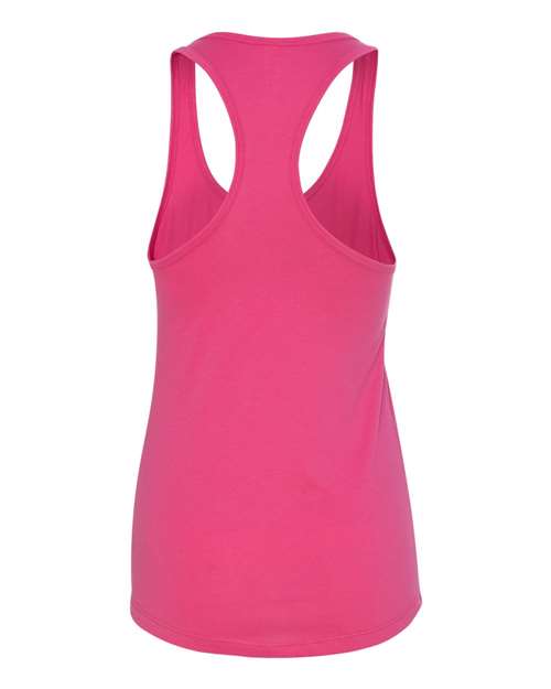 Women's Ideal Racerback Tank - Raspberry Back