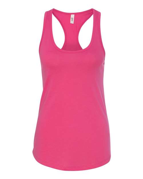 Women's Ideal Racerback Tank - Raspberry Front