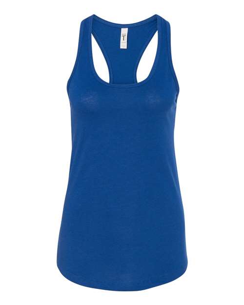Women's Ideal Racerback Tank - Royal Front