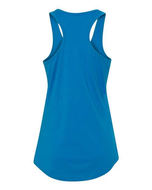 Women's Ideal Racerback Tank - Turquoise Back