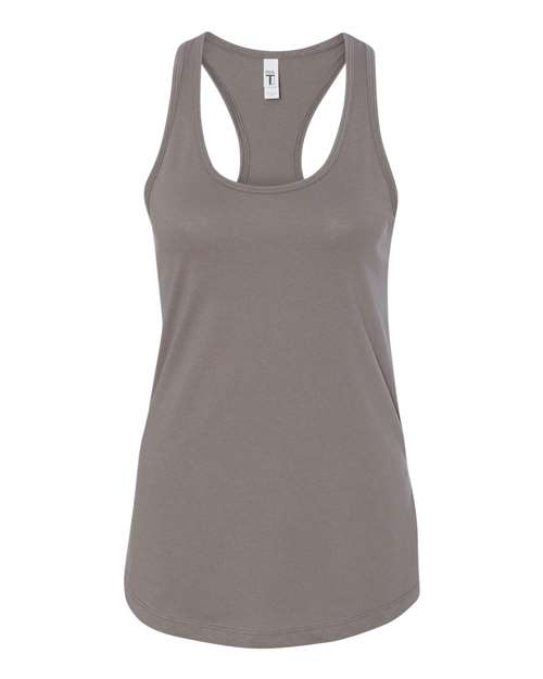 Women's Ideal Racerback Tank - Warm Grey Front