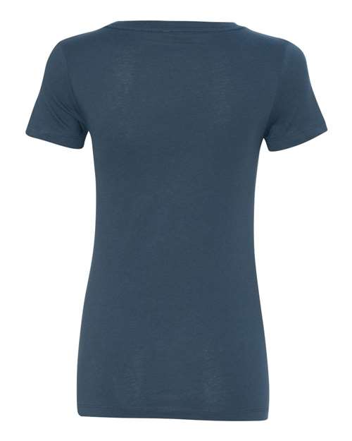 Women's Ideal V-Neck T-Shirt - Indigo Back